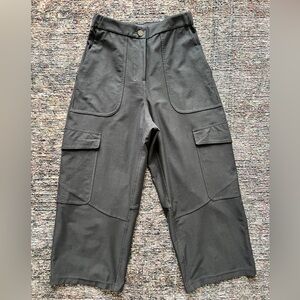 Lululemon Graphite Grey Utilitech Cargo High-Rise Crop Pant 25